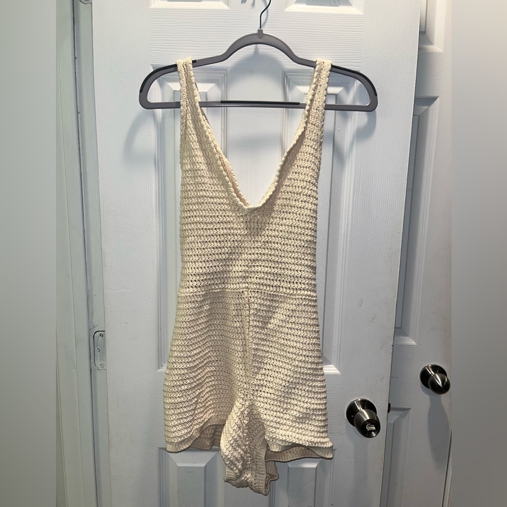 Free People crochet romper